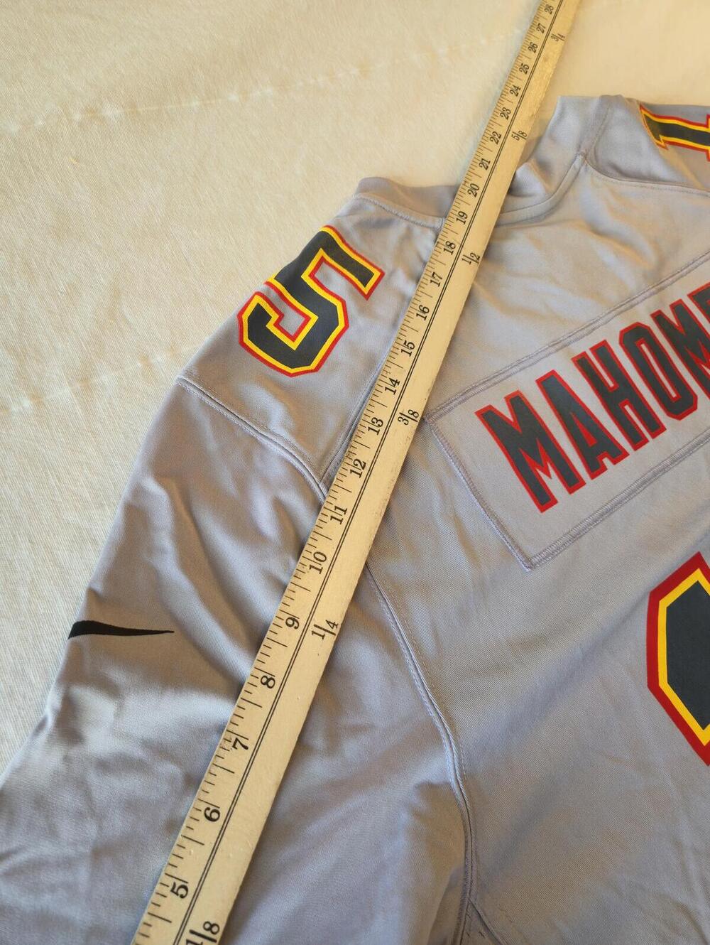 NIKE PATRICK MAHOMES ATMOSPHERE GRAY SUPER BOWL LVII JERSEY LARGE NEW WITH TAGS - Picture 5 of 5